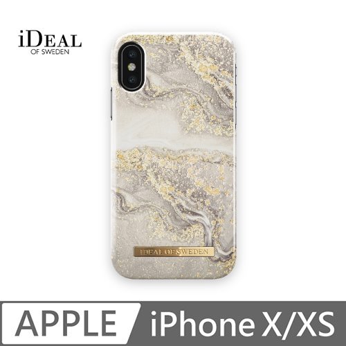 iDeal Of Sweden iPhone X/Xs 北歐時尚瑞典流行手機殼-格雷格火花大理石