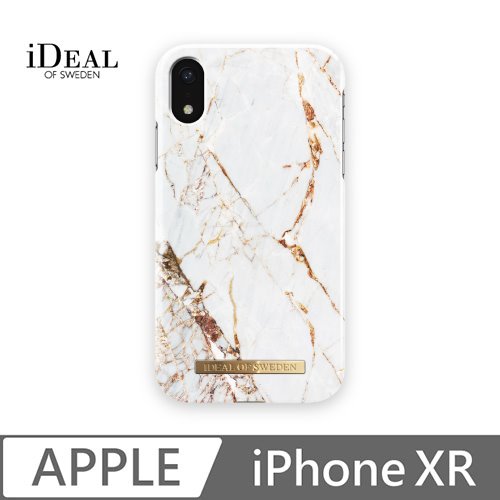 iDeal Of Sweden iPhone XR 北歐時尚瑞典流行手機殼-義大利卡拉拉金大理石