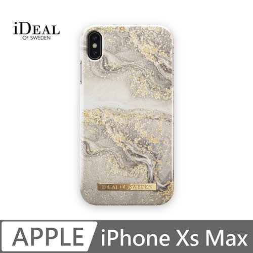 iDeal Of Sweden iPhone Xs Max 北歐時尚瑞典流行手機殼-格雷格火花大理石