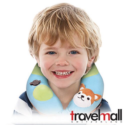 Travelmall 動物系列專利3D按壓式充氣枕-柴犬版