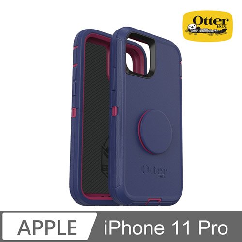 OtterBox Otter + Pop iPhone 11 Pro Defender 防禦者系列泡泡騷保護殼-藍
