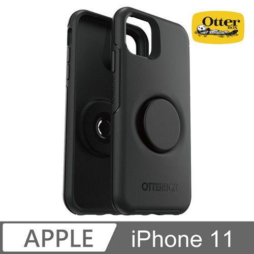 OtterBox Otter + Pop iPhone 11 Symmetry 炫彩幾何泡泡騷保護殼-黑