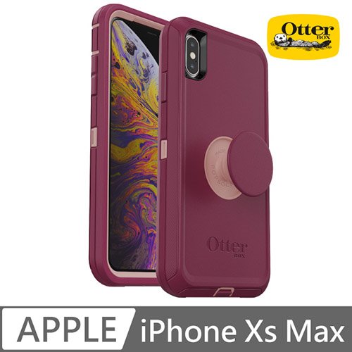 OtterBox Otter + Pop iPhone Xs Max Defender 防禦者系列泡泡騷保護殼-紫