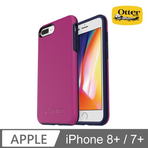 OtterBox iPhone 7+/8+ Symmetry炫彩幾何保護殼-紫