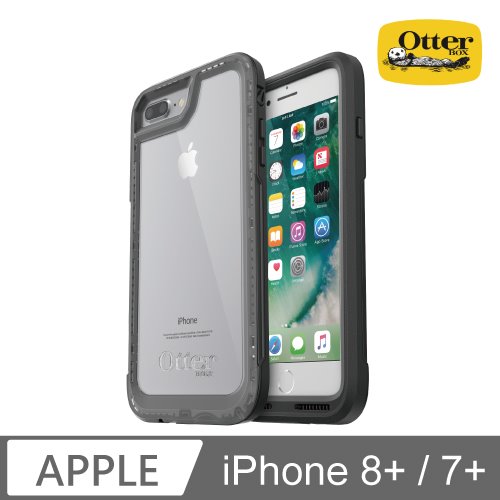 OtterBox iPhone 7+/8+ Pursuit探索者系列保護殼-黑/透