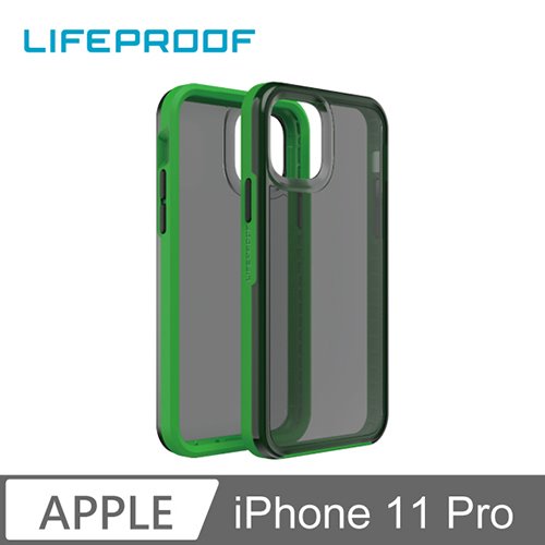LIFEPROOF iPhone 11 Pro 防摔保護殼-SLAM(透黑+綠)