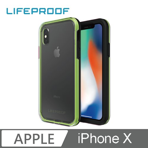 LIFEPROOF iPhone X 防摔保護殼-SLAM(黑/綠)