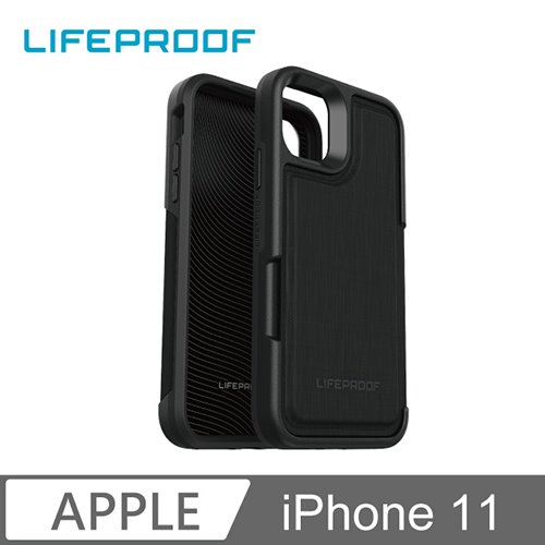 LIFEPROOF iPhone 11 卡套式防摔保護殼-FLIP(黑)