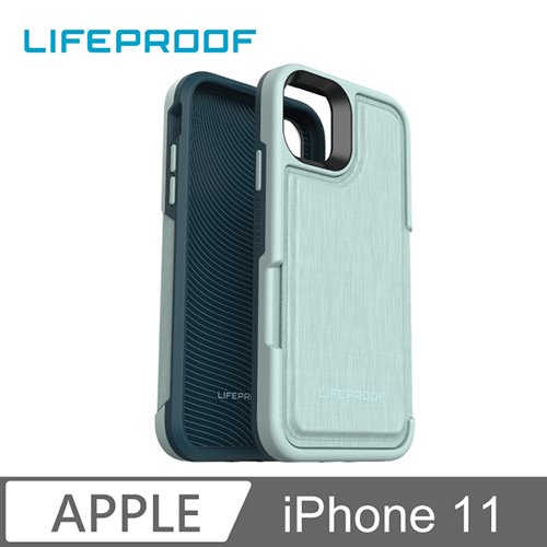 LIFEPROOF iPhone 11 卡套式防摔保護殼-FLIP(淺綠)