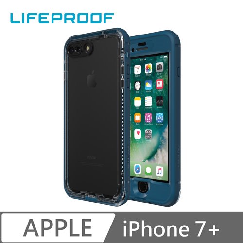 LIFEPROOF iPhone 7+ 全方位防水/雪/震/泥 保護殼-NUUD(藍)