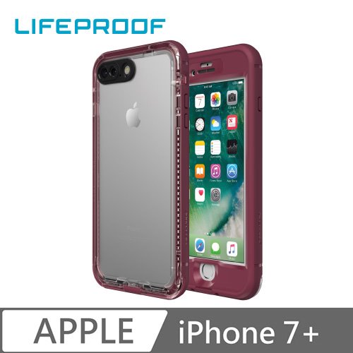LIFEPROOF iPhone 7+ 全方位防水/雪/震/泥 保護殼-NUUD(紫)