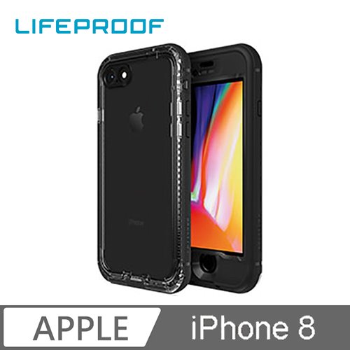 LIFEPROOF iPhone 8 全方位防水/雪/震/泥 保護殼-NUUD(黑)