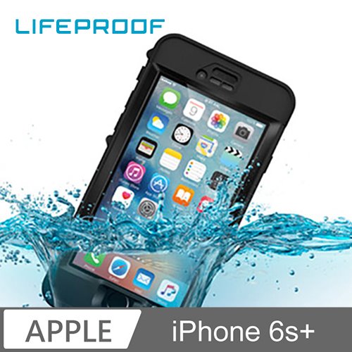 LIFEPROOF iPhone 6s+ 全方位防水/雪/震/泥 保護殼-NUUD(黑)
