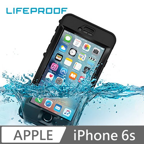 LIFEPROOF iPhone 6s 全方位防水/雪/震/泥 保護殼-NUUD(黑)