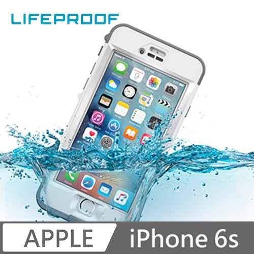LIFEPROOF iPhone 6s全方位防水/雪/震/泥 保護殼-NUUD(白)