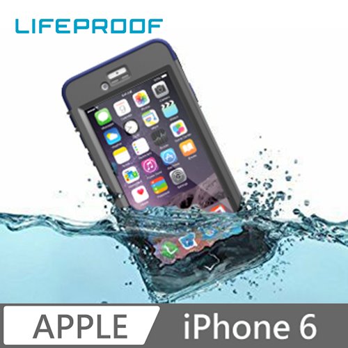 LIFEPROOF iPhone 6全方位防水/雪/震/泥 保護殼-NUUD(藍)