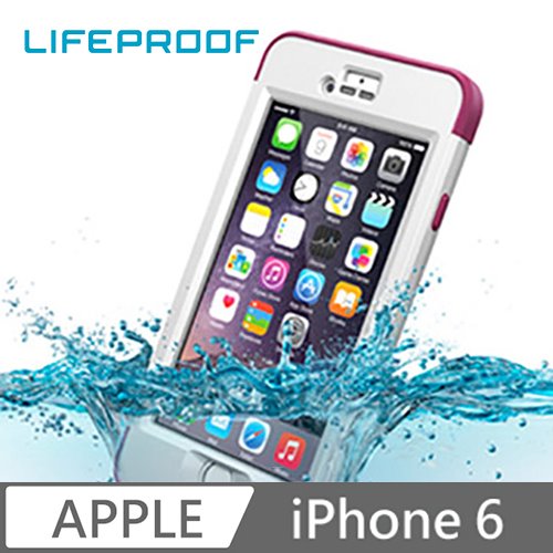 LIFEPROOF iPhone 6全方位防水/雪/震/泥 保護殼-NUUD(粉)