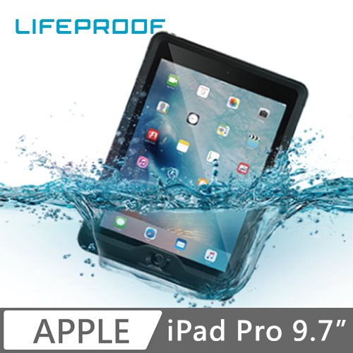 LIFEPROOF iPad Pro 9.7 全方位防水/雪/震/泥 保護殼-NUUD(黑)