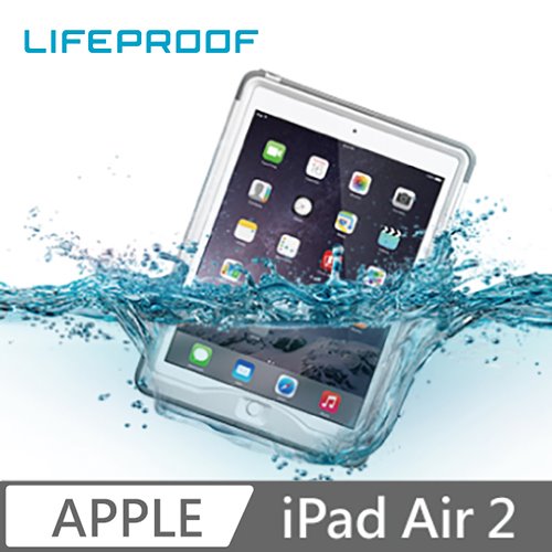 LIFEPROOF iPad Air II 全方位防水/雪/震/泥 保護殼-NUUD(白)