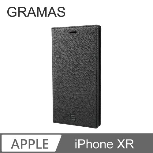 GRAMAS iPhone XR 手工德國真皮皮套- (黑)