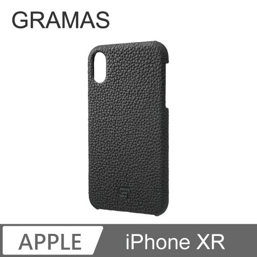 GRAMAS iPhone XR 手工德國真皮背蓋- (黑)