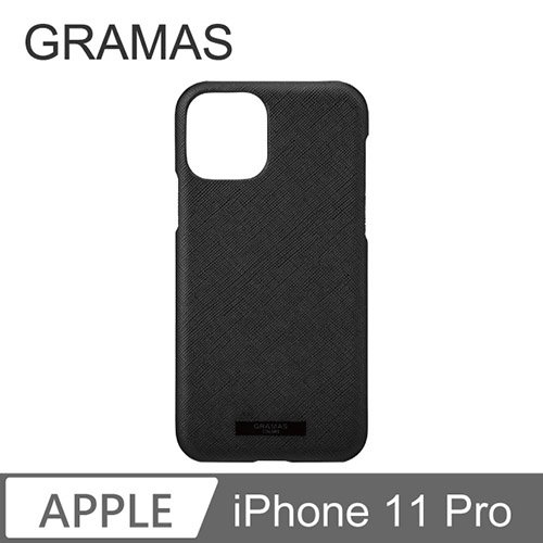 GRAMAS iPhone 11 Pro 職匠工藝 背蓋式手機殼- EURO (黑)