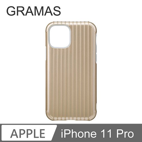 GRAMAS iPhone 11 Pro 軍規防摔經典手機殼- Rib (金)