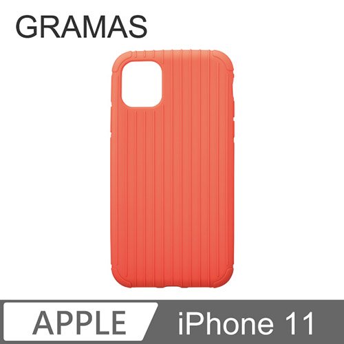 GRAMAS iPhone 11 羽量經典保護殼- Rib Light (桃)