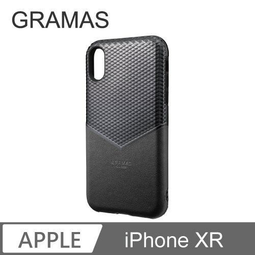 GRAMAS iPhone XR 邊際軍規防摔經典手機殼- (黑)