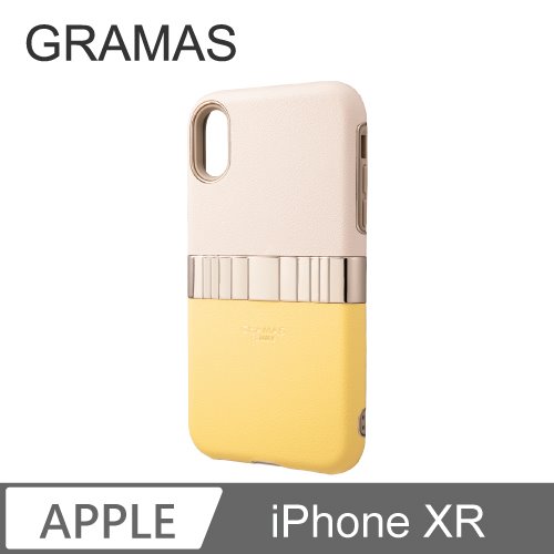 GRAMAS iPhone XR 仕女時尚背蓋手機殼- Rel (黃)