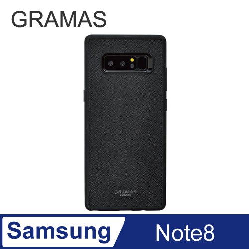 GRAMAS Samsung Galaxy Note8 職匠工藝 背蓋式手機殼- EURO TPU (黑)