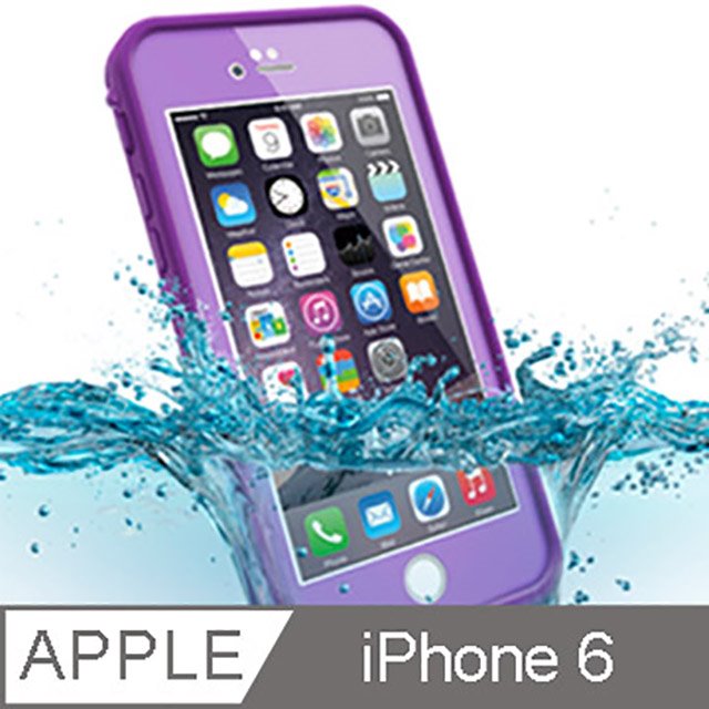 LIFEPROOF iPhone 6 全方位防水/雪/震/泥 保護殼-FRE(紫)
