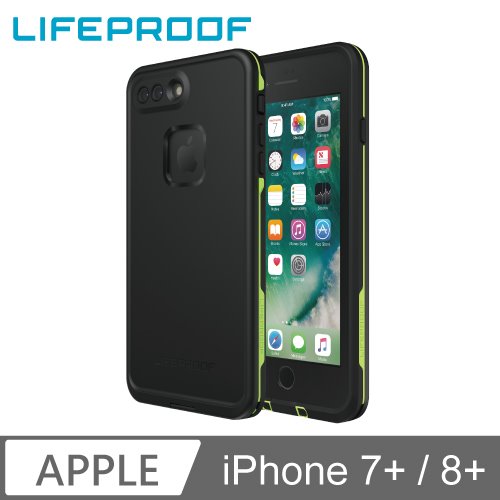 LIFEPROOF iPhone 7+/8+ 全方位防水/雪/震/泥 保護殼-FRE(黑)