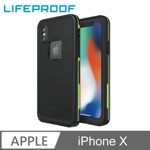 LIFEPROOF iPhone X 全方位防水/雪/震/泥 保護殼-FRE(黑)