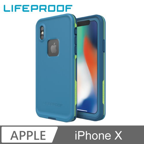 LIFEPROOF iPhone X 全方位防水/雪/震/泥 保護殼-FRE(藍)
