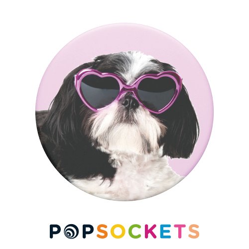 POPSOCKETS泡泡騷多功能手機支架2代-時髦狗 (泡泡帽)