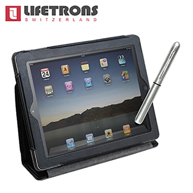 Lifetrons 時尚感雙用智能手寫筆(簡彩版)+iPad 皮套