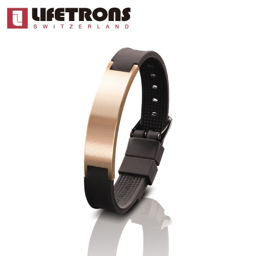 Lifetrons 鈦鋁合金鍺能量健康手鐲-金