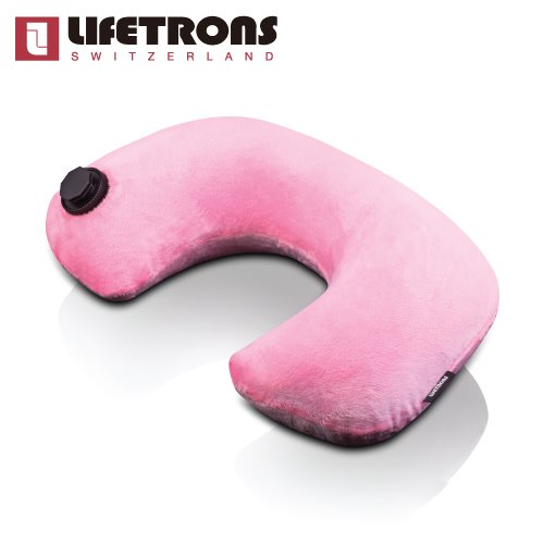 Lifetrons 手動旅行充氣枕-粉紅色