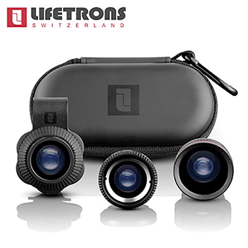 Lifetrons 3IN1 多功能手機鏡頭組(微距+廣角+魚眼)