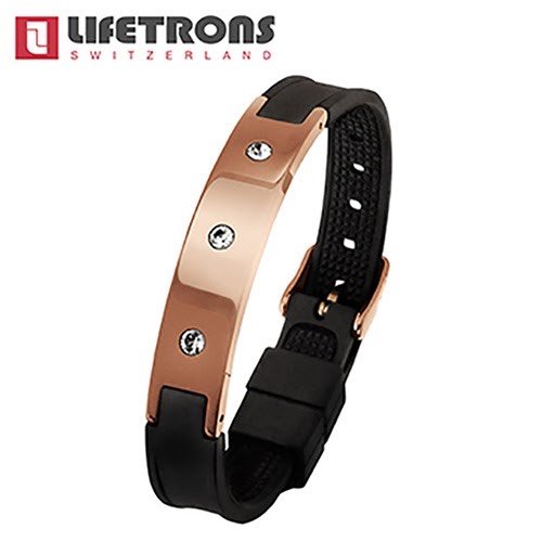 Lifetrons 玫瑰金鍺能量健康手鐲