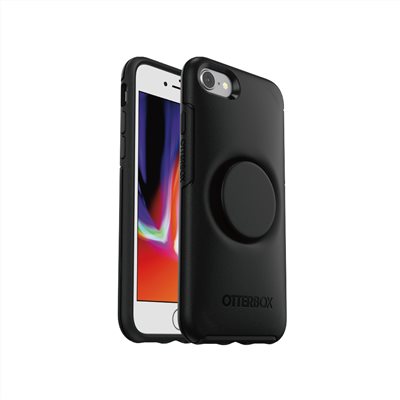 OtterBox Otter + Pop iPhone SE3 / SE2 / 8 / 7 Symmetry 炫彩幾何泡泡騷保護殼-黑