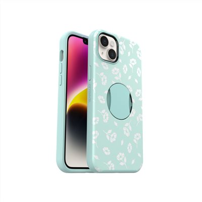 OtterBox iPhone 14 Plus OtterGrip Symmetry炫彩幾何隱形支架保護殼-幻彩 (支援MagSafe)