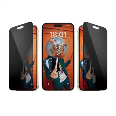 PanzerGlass iPhone 15 Plus 6.7吋 Privacy 2.5D耐衝擊高透防窺玻璃保護貼 (尊榮保固一年)