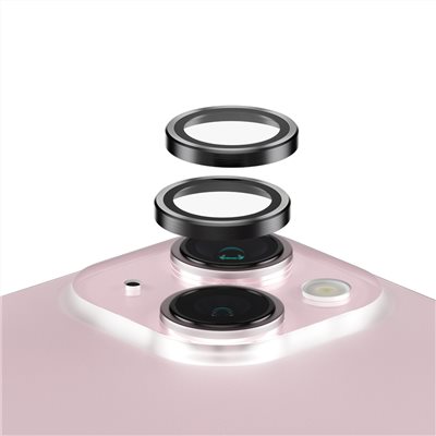 PanzerGlass iPhone 15 / 15 Plus 高透鋼化鷹眼鏡頭貼 (單顆兩入)
