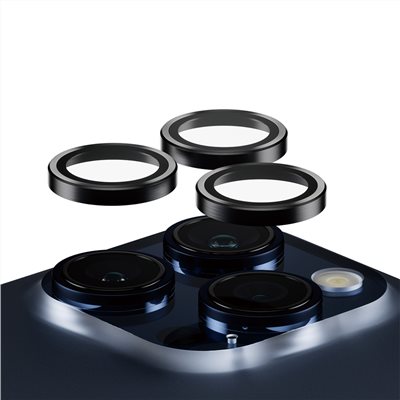 iPhone 15 Pro / 15 Pro Max 高透鋼化鷹眼鏡頭貼(單顆三入)