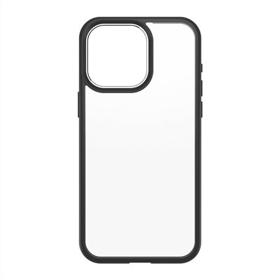 OtterBox  iPhone 15 Pro Max 6.7吋 React 輕透防摔殼 (黑透)