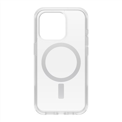 OtterBox  iPhone 15 Pro 6.1吋 Symmetry Plus 炫彩幾何保護殼-透明(支援MagSafe)