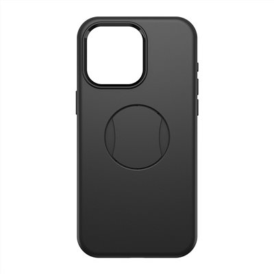OtterBox  iPhone 15 Pro Max 6.7吋 OtterGrip Symmetry 炫彩隱形支架保護殼-黑(支援MagSafe)