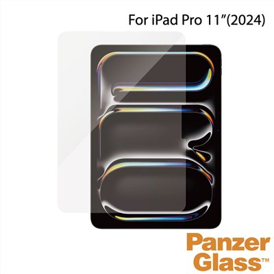 PanzerGlass iPad Pro 11吋 耐衝擊高透鋼化玻璃保護貼 (2024)